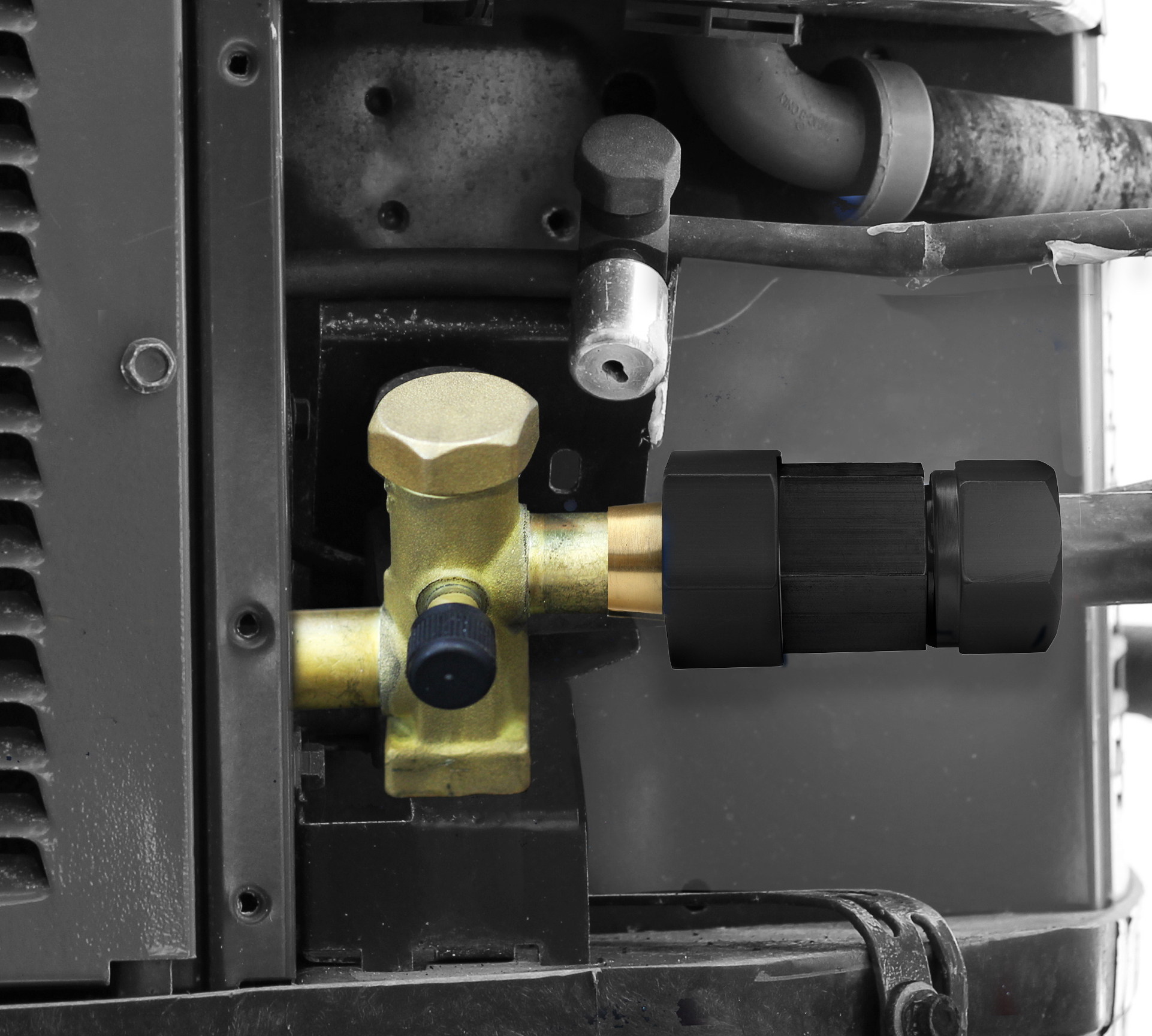 HVAC_Valve on AC_Black
